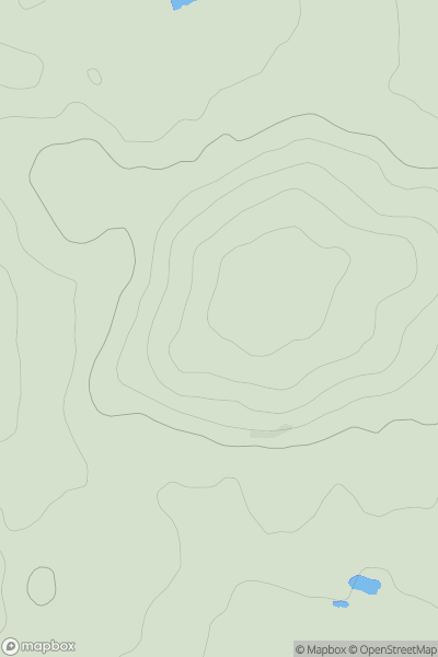 Thumbnail image for Ashley Hill [South East England] showing contour plot for surrounding peak